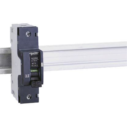 Picture of Miniature circuit breaker (MCB), Acti9 NG125H, 1P, 25A, C curve, 36kA (IEC/EN 60947-2)
