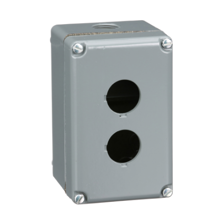 Picture of Empty enclosure control station, Harmony 9001K, Harmony 9001SK, aluminium, 2 cut outs, 30mm