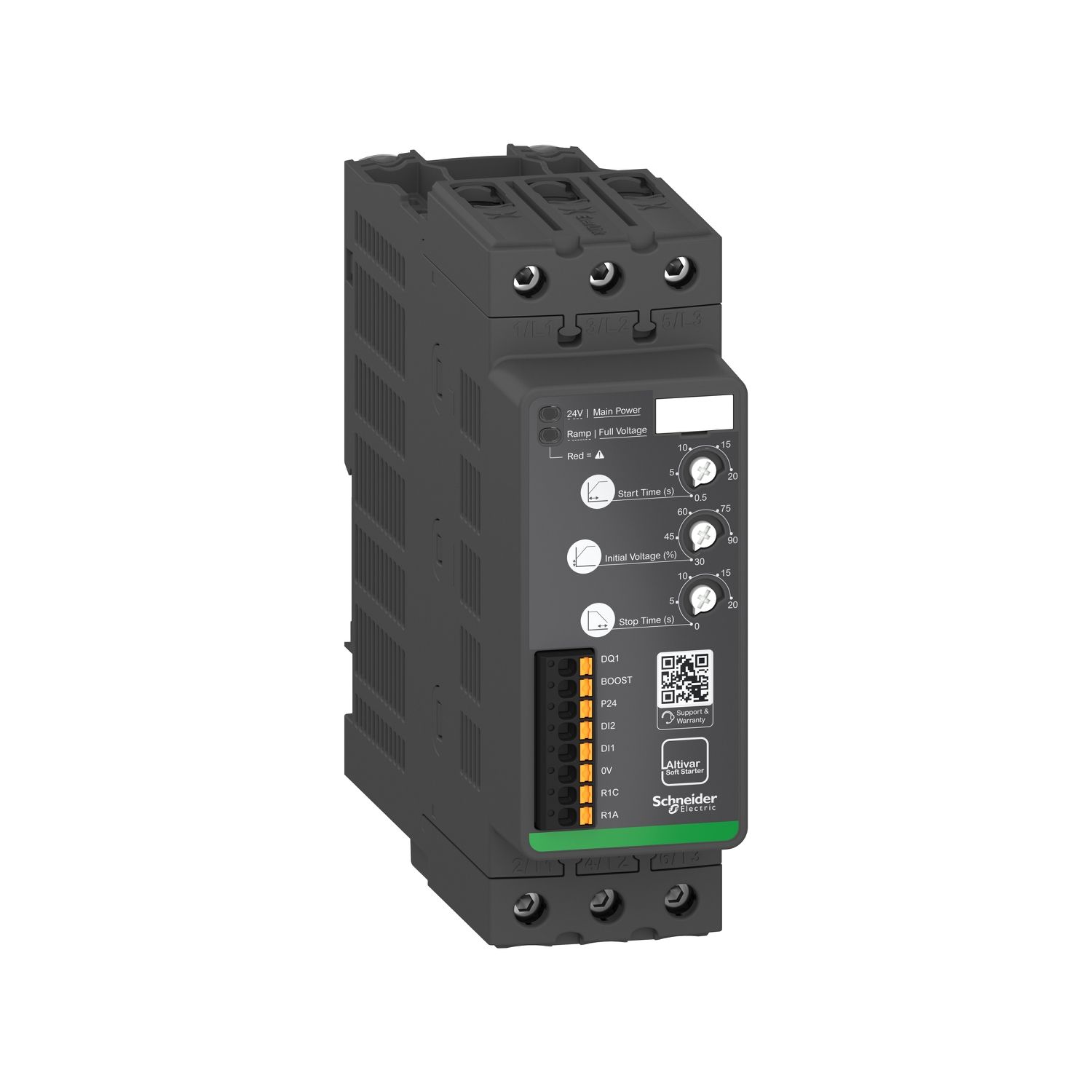 Picture of Altivar Soft Starter ATS130, 73A, 200 to 480V AC, control supply 24V DC