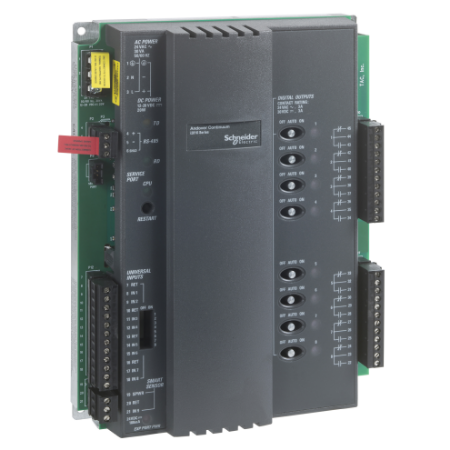 Picture of Andover Continuum i2810 Local Controller, Infinet II, 8 Universal Inputs, 8 Digital Outputs With Overrides, 1 Smart Sensor Input, Expansion Port