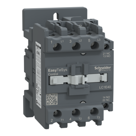 Picture of Contactor,Easy TeSys Control,LC1E,3P(3NO),AC-3,<=440V,40A,240V AC coil,50Hz