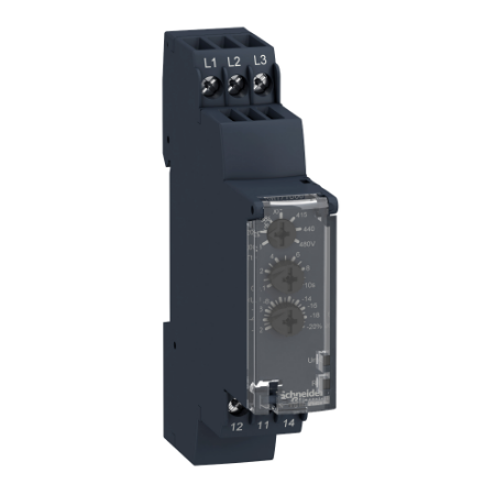 Picture of Harmony Control Relays, Modular multifunction 3-phase supply control relay, 5 A, 1 CO, 208...480 V AC