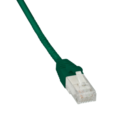Picture of Patch cord, Actassi, Category 6, U/UTP, PVC, 3 m, green