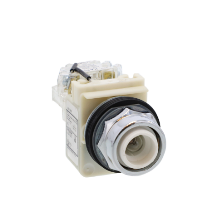 Picture of Push to test pilot light head, Harmony 9001K, metal, without cap, 30mm, 110...120V