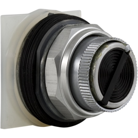 Picture of Push-button switch, Harmony 9001K, metal, flush, black, 30mm, 2 positions, stay put