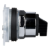 Picture of Head for selector switch, Harmony 9001K, metal, standard handle, black, 30mm, 3 positions, stay put, Cam F