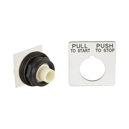 Picture of Push button head, Harmony 9001SK, plastic, without mushroom, 30mm, 2 positions, push-pull
