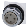 Picture of Head for spring return push button, Harmony 9001K, metal, projecting, 7 colours choice, 30mm