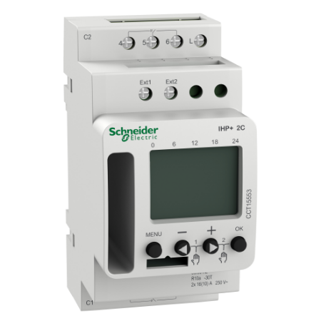 Picture of Acti9 IHP+ 2C (24h/7d) SMARTw programmable time switch
