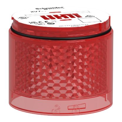 Picture of Light Module, Harmony XVB7 Modular Tower Light, Red, Ø70mm, Steady, Colored Lens