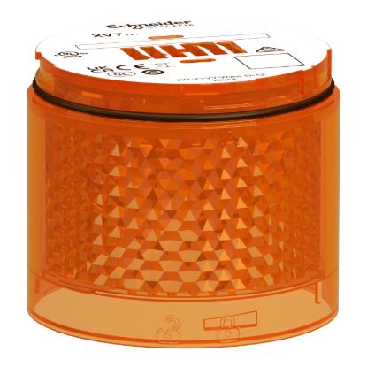 Picture of Light Module, Harmony XVB7 Modular Tower Light, Orange, Ø70mm, Flashing, Colored Lens