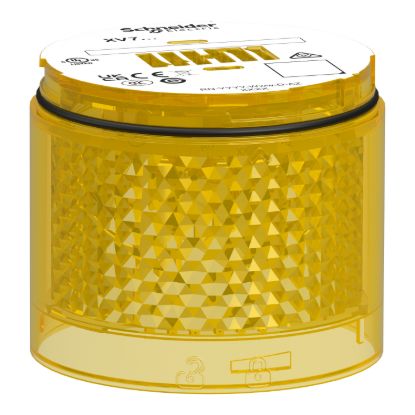 Picture of Light Module, Harmony XVB7 Modular Tower Light, Yellow, Ø70mm, Flashing, Colored Lens