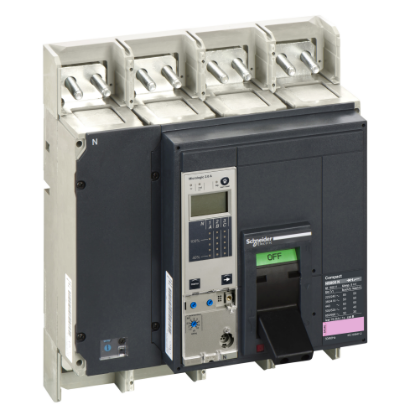 Picture of Circuit breaker, ComPact NS800N, 50kA/415VAC, Micrologic 2.0A trip unit, 800A, fixed, 4 poles 4d