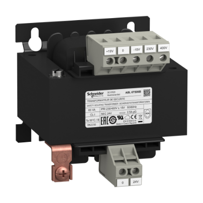 Picture of voltage transformer - 230..400 V - 1 x 24 V - 63 VA