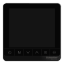 Picture of Thermostat, Spacelogic, fan coil on/off, standalone, touchscreen, 4P, 3 fan, 240V, black