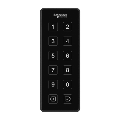 Picture of Security Expert smartcard reader, 13.56MHz, PIN and keypad, mullion, black