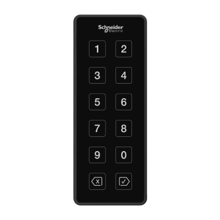 Picture of Security Expert smartcard reader, 13.56MHz, PIN and keypad, mullion, black
