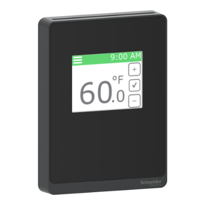 Picture of SmartX Cover Plate, for Sensor Base, Touchscreen, Setpoint, Override, Optimum Black Cover