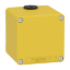 Picture of Empty control station, Harmony XAP, XB2 SL, zinc alloy, yellow, M20, undrilled, 80x80x77mm, UL cULus