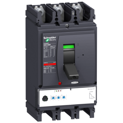 Picture of Circuit breaker, ComPact NSX400H, 70kA/415VAC, MicroLogic 2.3 trip unit 400A, 3 poles 3d