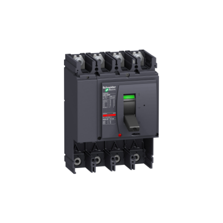 Picture of Circuit breaker basic frame, ComPact NSX630H, 70kA at 415VAC 50/60 Hz, 630A, without trip unit, 4 poles