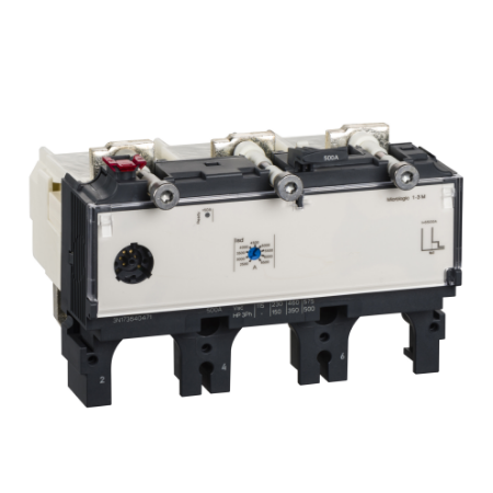 Picture of trip unit MicroLogic 1.3 M for ComPact NSX 630 circuit breakers, electronic, rating 500 A, 3 poles 3d