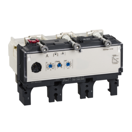 Picture of trip unit MicroLogic 2.3 M for ComPact NSX 400/630 circuit breakers, electronic, rating 320 A, 3 poles 3d