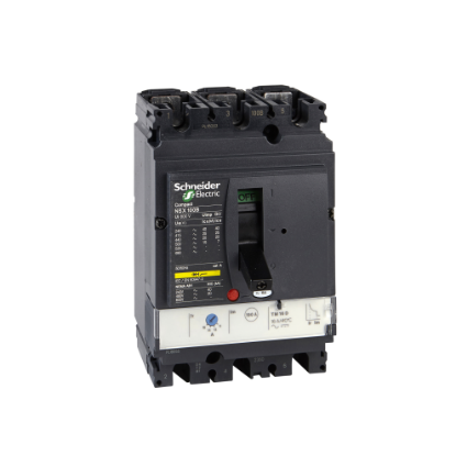 Picture of Circuit breaker, ComPact NSX100N, 50kA/415VAC, TMD trip unit 32A, 3 poles 3d