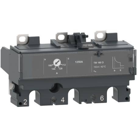 Picture of Trip unit TM63D, ComPacT NSX100/160/250, 3 poles, thermal magnetic protections, 63A rating