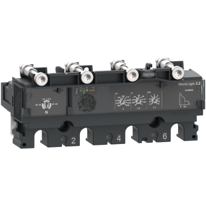 Picture of Trip unit MicroLogic 2.2, ComPacT NSX250, 4 poles, electronic basic protections, 250A rating