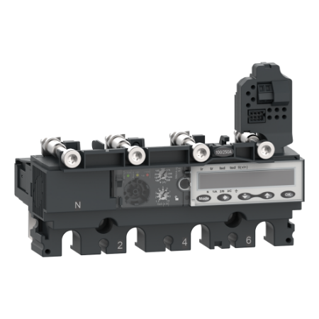 Picture of Trip unit MicroLogic 5.2E, ComPacT NSX100/160/250, 4 poles, electronic basic protections, energy meter, 100A rating