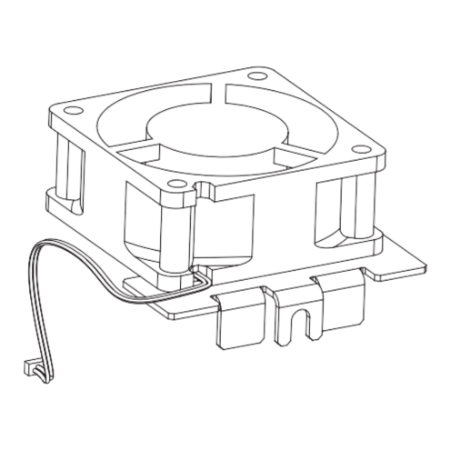 Picture of Wear part, fan for variable speed drive, Altivar Process 600 900, IP55, up to 22kW, from 380 to 480V