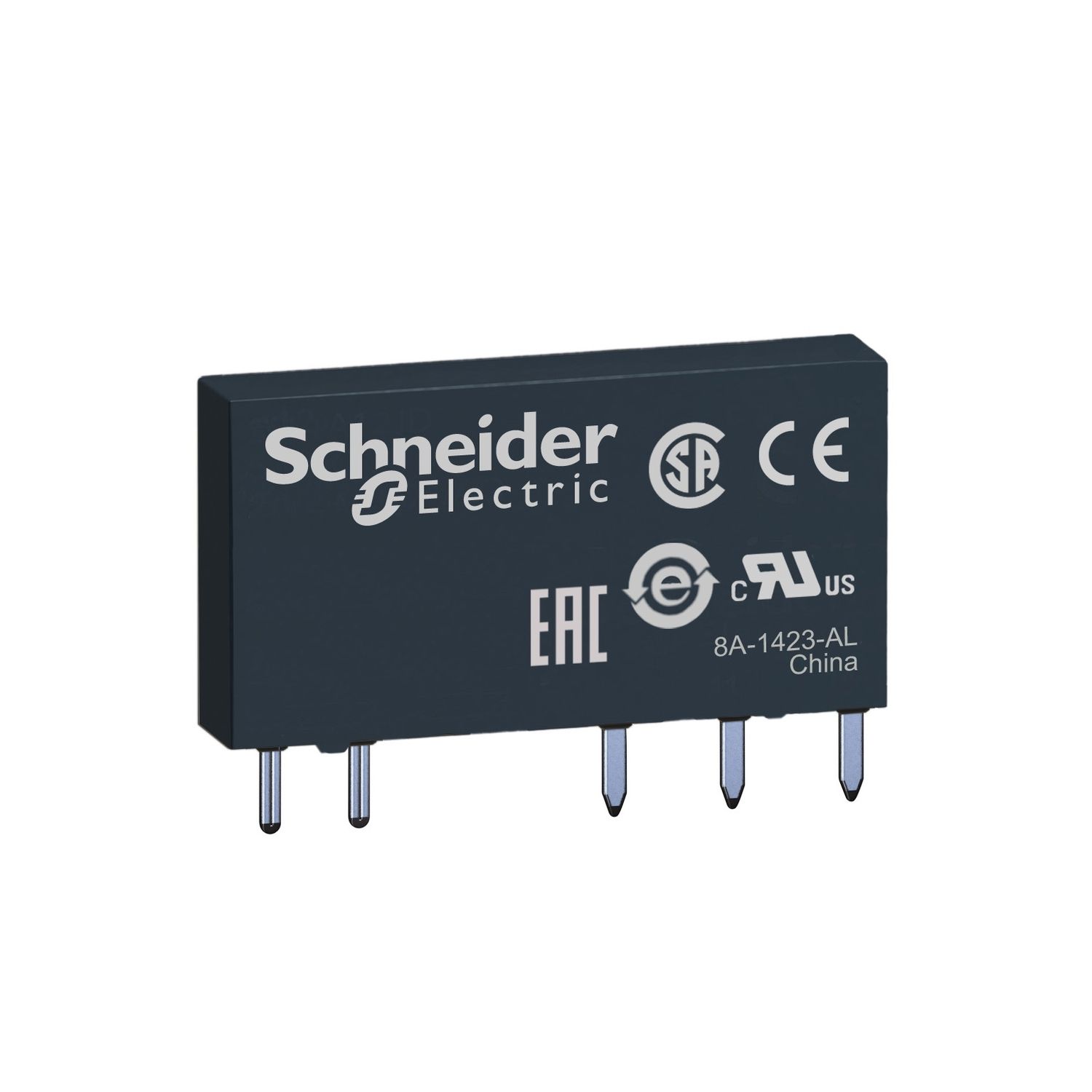 Picture of Slim interface plug in relay, Harmony Electromechanical Relays, 6A, 1CO, standard, 12V DC