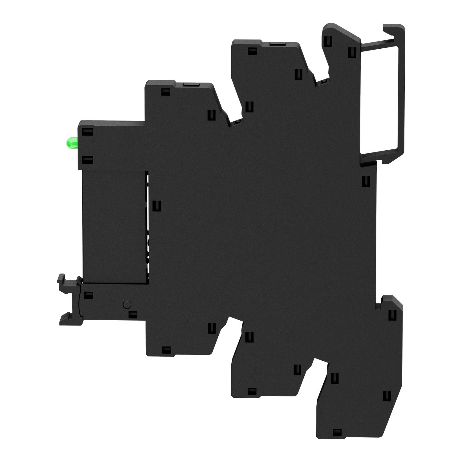 Picture of Slim interface relay pre assembled, Harmony Electromechanical Relays, 6A, 1CO, with LED, screw connectors, 230V AC DC