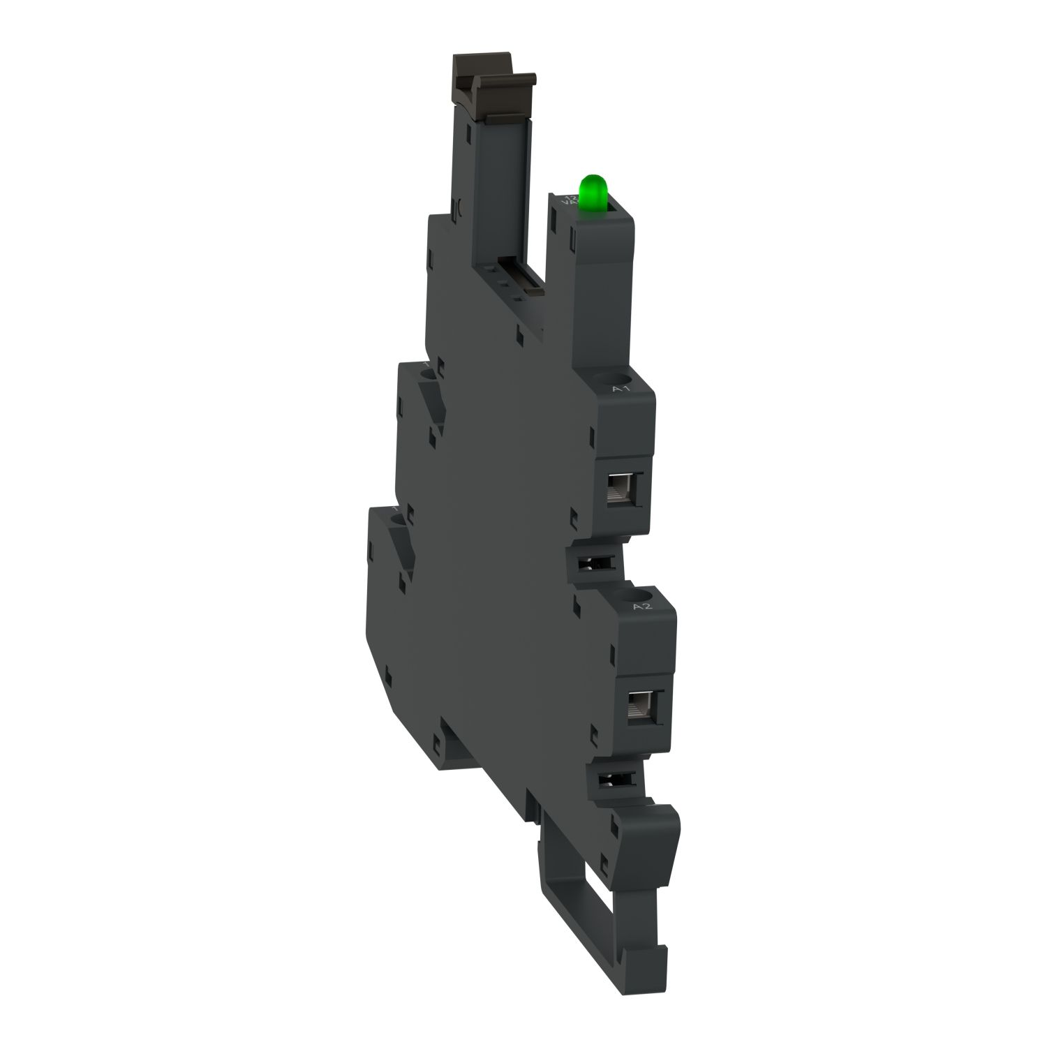 Picture of Socket equipped with LED and protection circuit, Harmony Electromechanical Relays, for RSL1 relays, srew connector, 230V AC DC