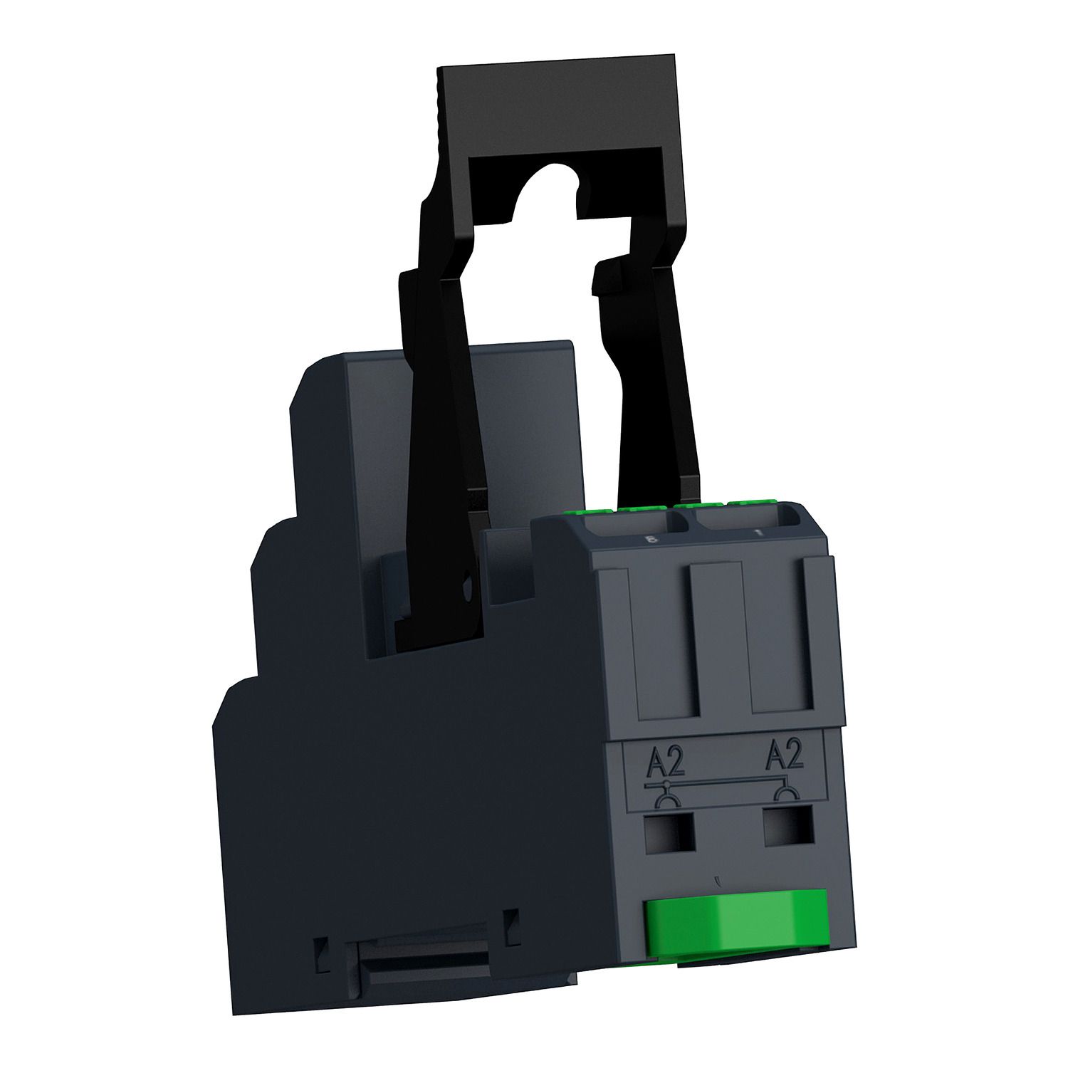 Picture of Push in socket with clamp, Harmony Electromechanical Relays, for RSB1A160 RSB2A080 relays, 10A, push in terminals, separate contact