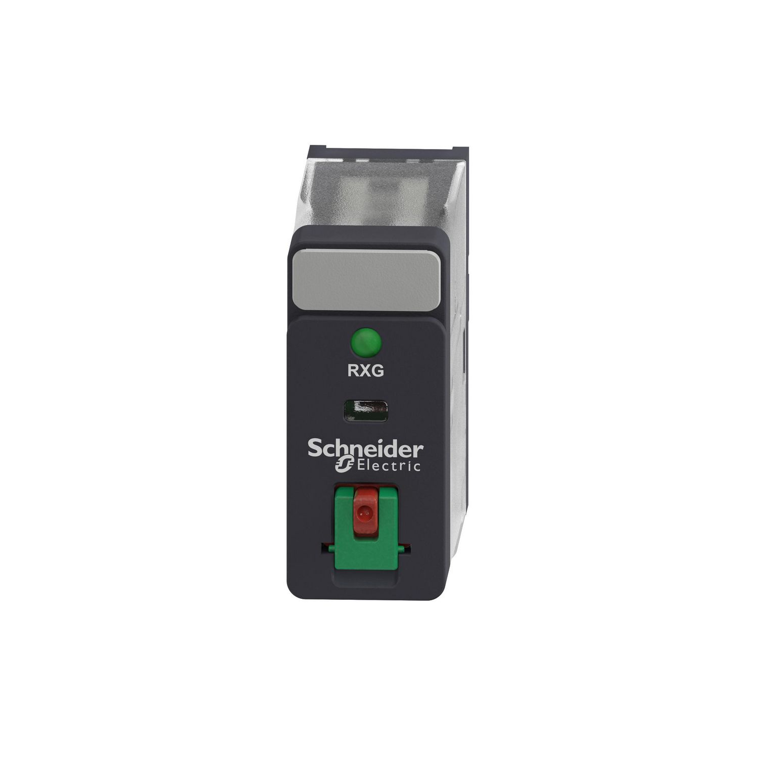 Picture of Interface plug in relay, Harmony Electromechanical Relays, 10A, 1CO, with LED, lockable test button, 120V AC