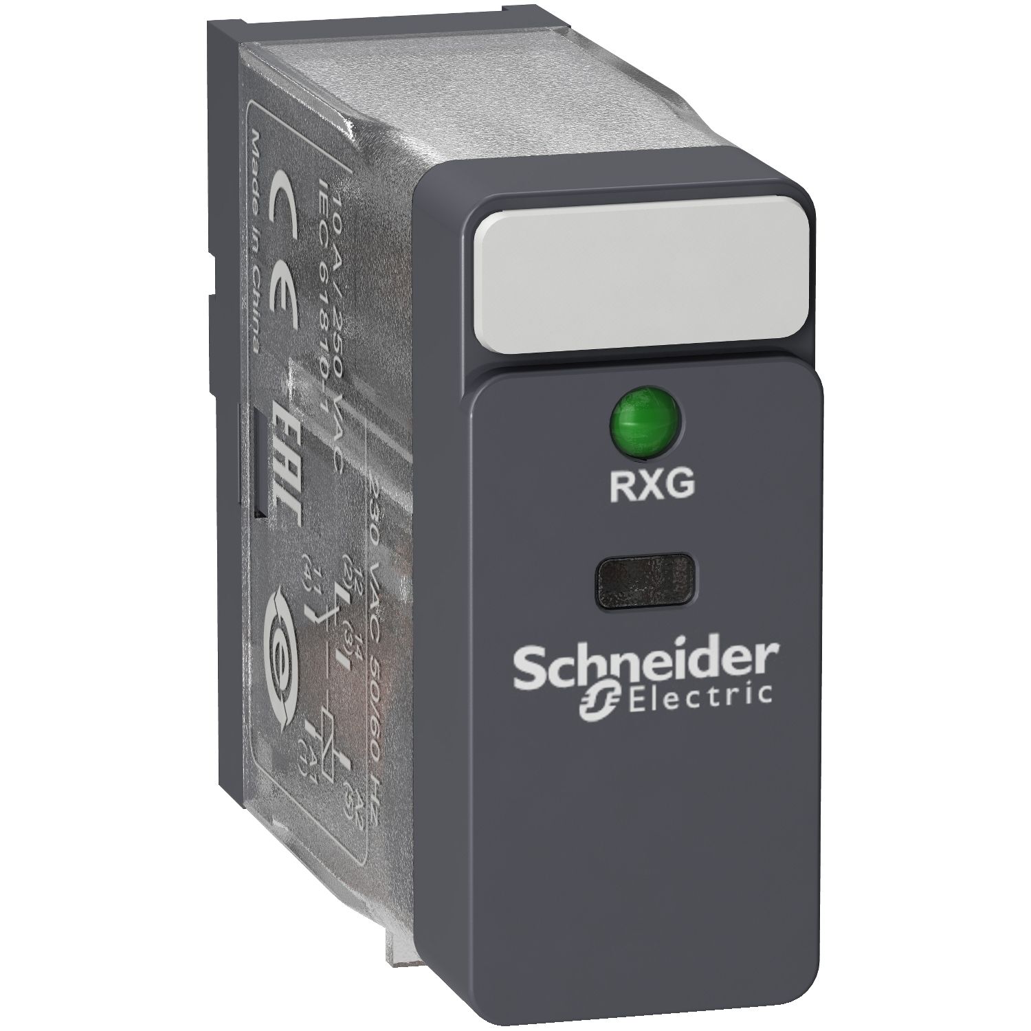 Picture of Interface plug in relay, Harmony Electromechanical Relays, 10A, 1CO, with LED, 120V AC