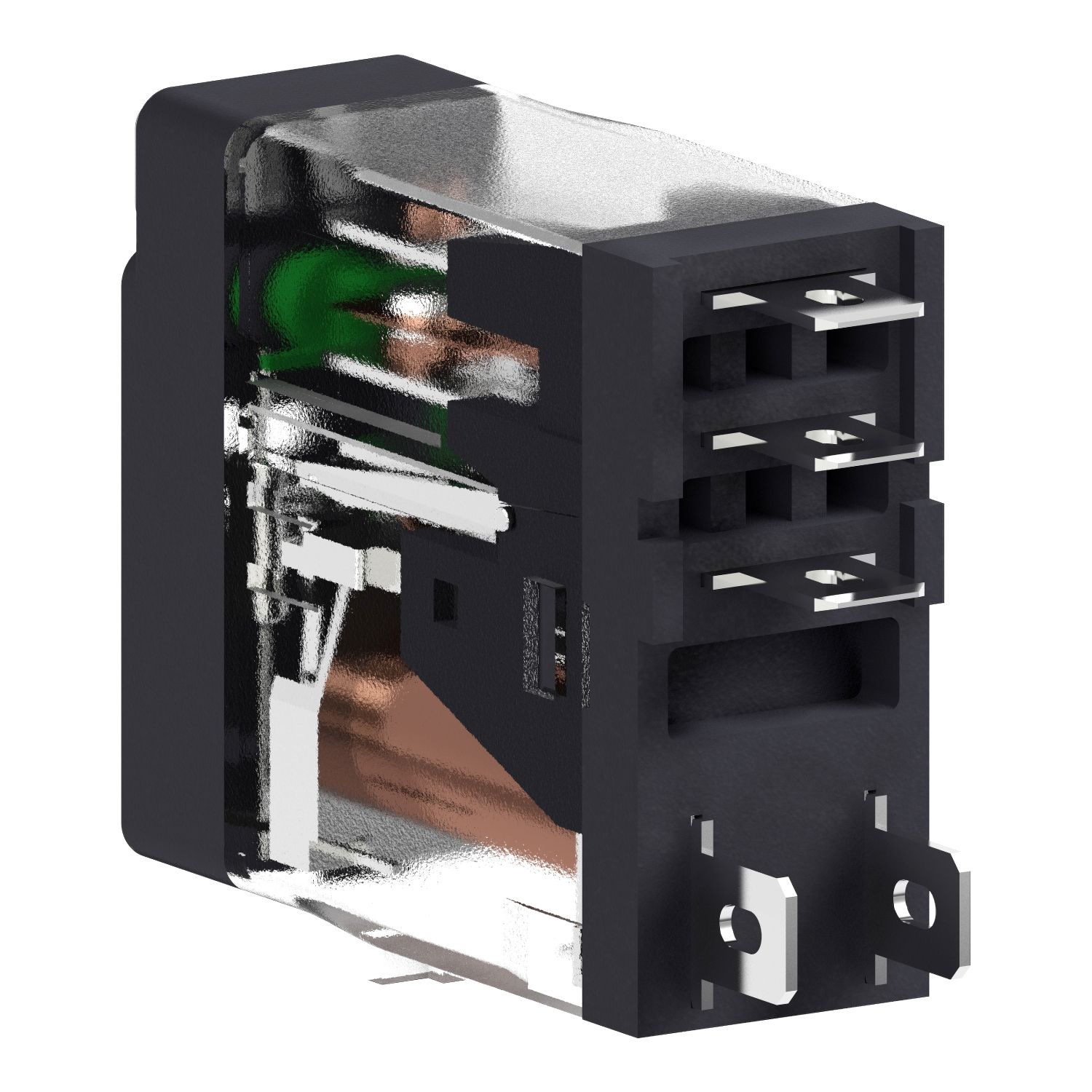 Picture of Interface plug in relay, Harmony Electromechanical Relays, 10A, 1CO, with LED, 120V AC