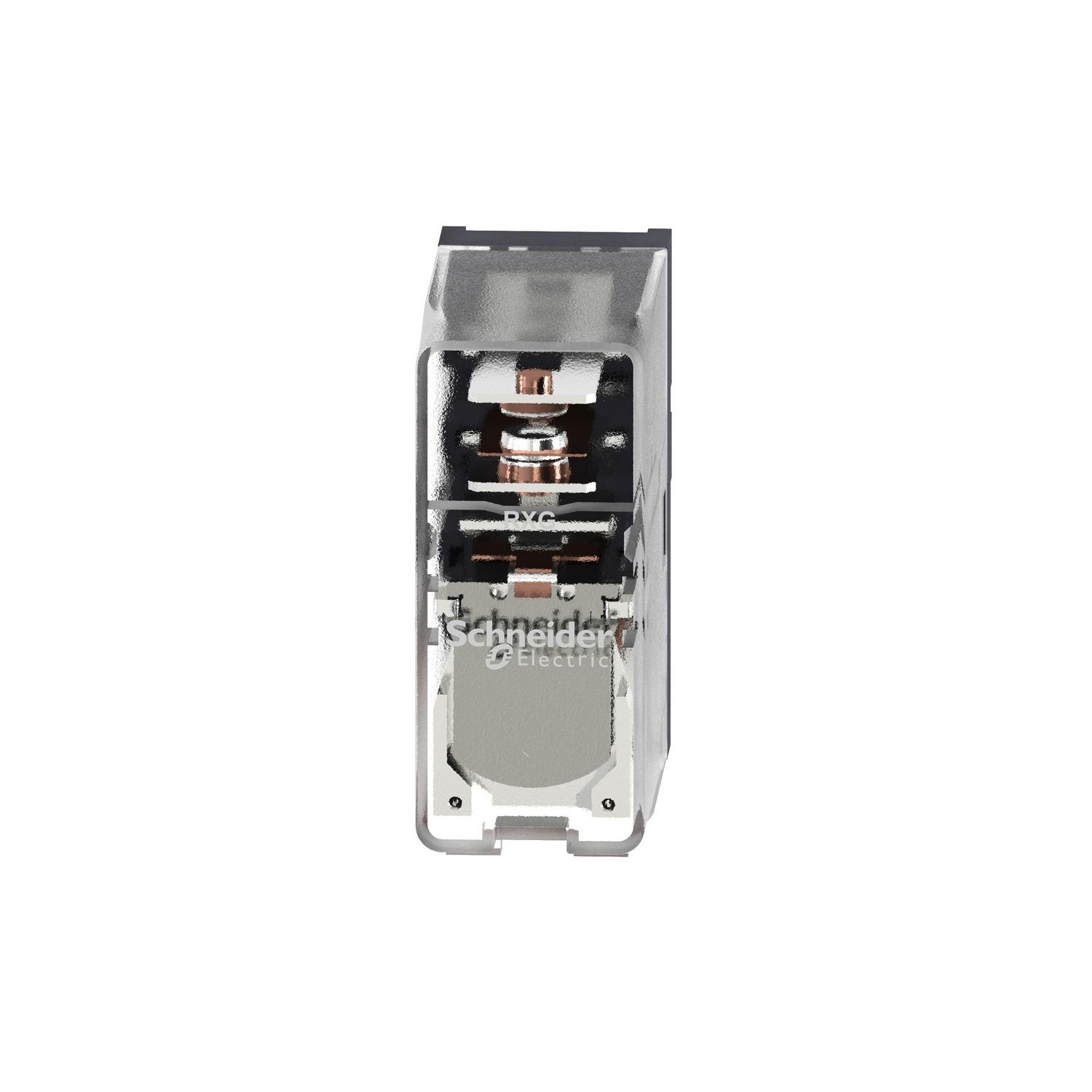 Picture of interface plug in relay, Harmony Electromechanical Relays, 10A, 1CO, clear cover, 230V AC