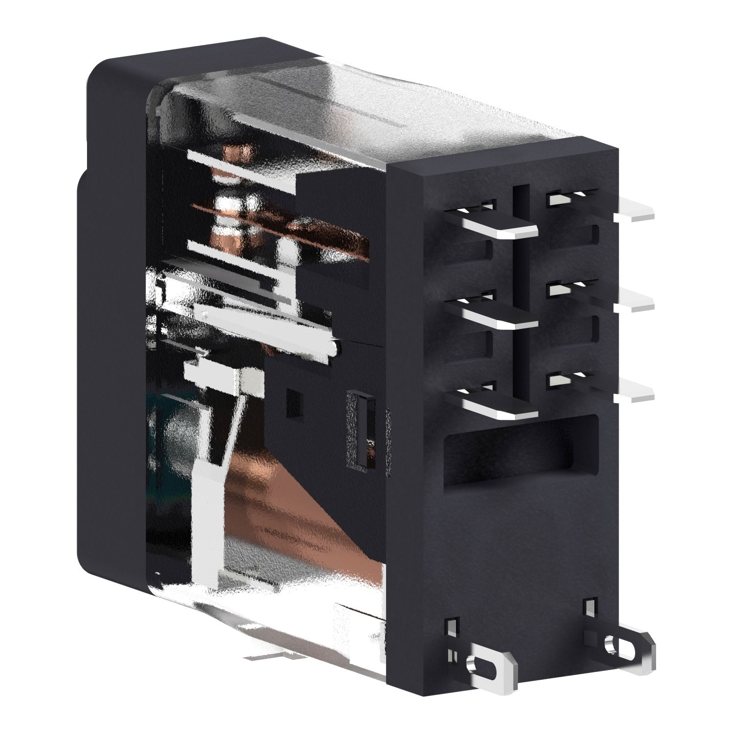 Picture of interface plug in relay, Harmony Electromechanical Relays, 5A, 2CO, lockable test but to n, 12V DC