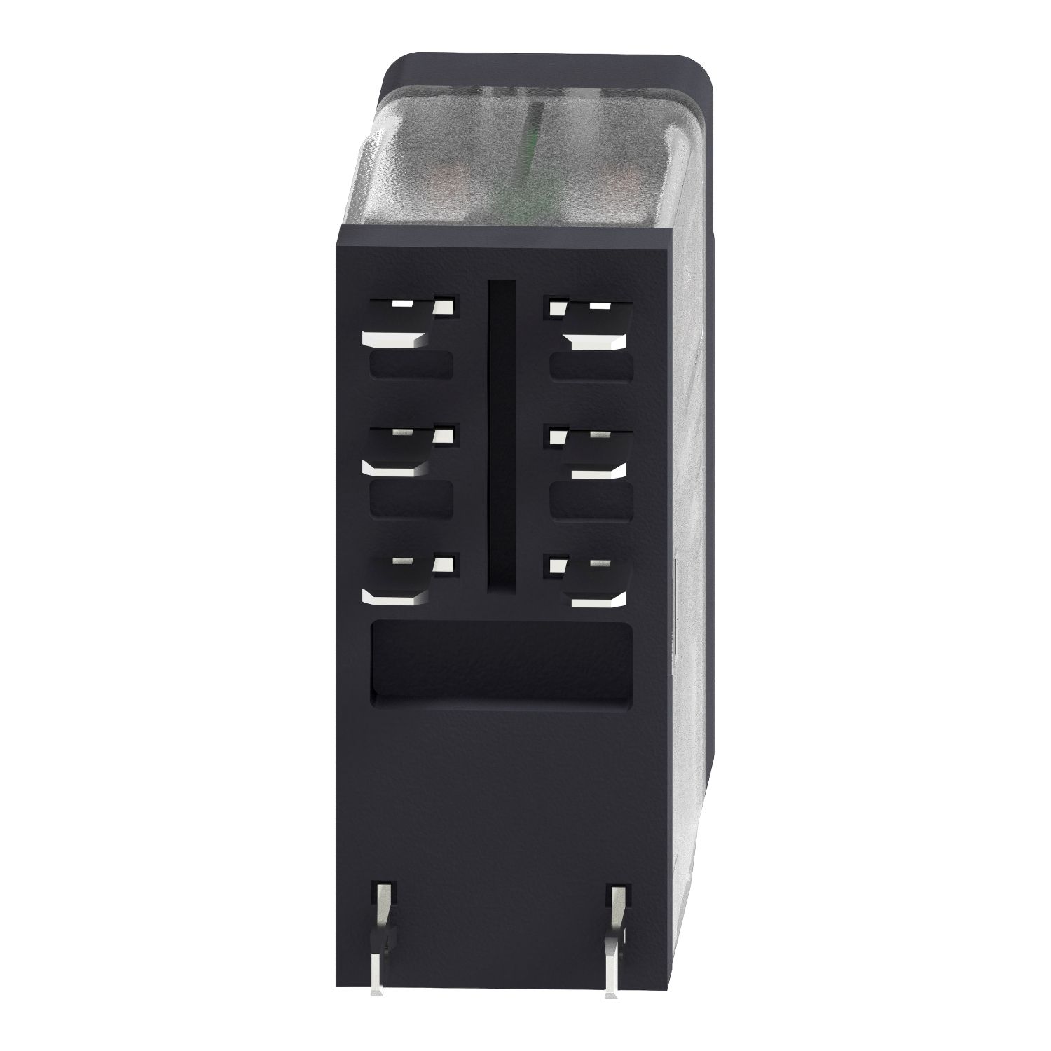 Picture of Interface plug in relay, Harmony Electromechanical Relays, 5A, 2CO, with LED, lockable test button, 24V AC