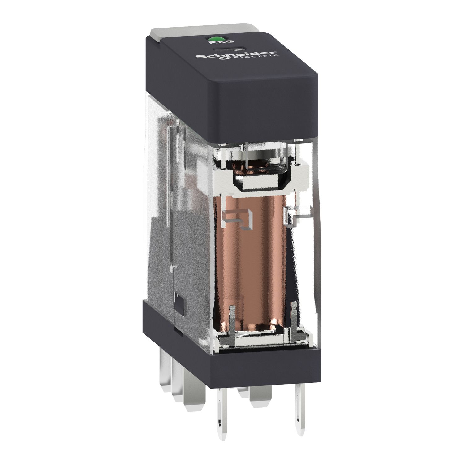 Picture of Interface plug in relay, Harmony Electromechanical Relays, 5A, 2CO, with LED, 120V AC