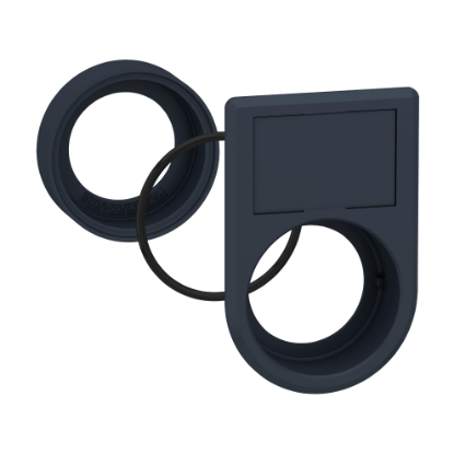 Picture of Harmony XB5, Flush mounting kit Ø30 for selector switches and illuminated push buttons Ø22, plastic, 2-line legend