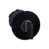 Picture of head for non illuminated push button, Harmony XB5, black, 40mm mushroom pushbutton, 22mm latching key release