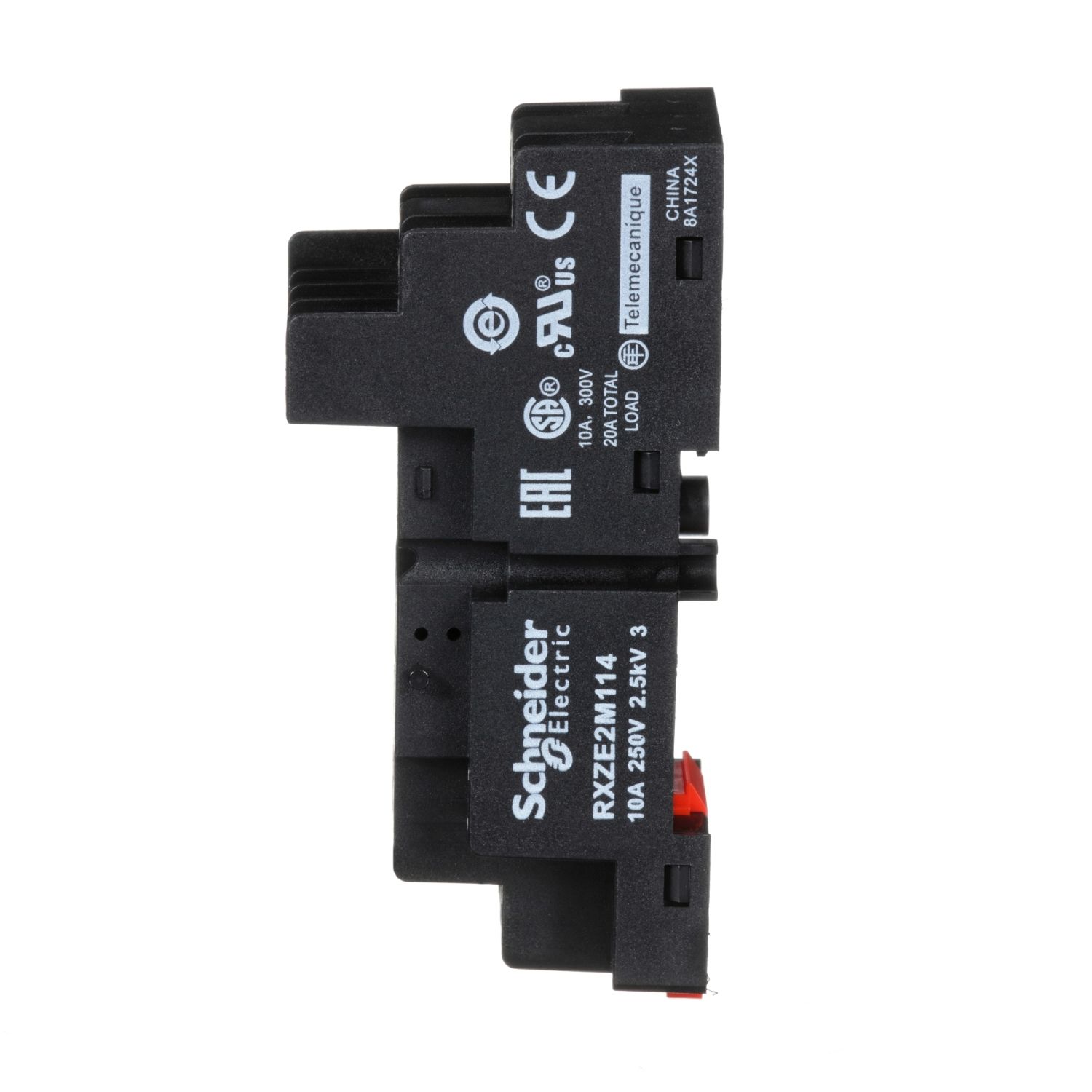 Picture of Harmony, plugin relay socket, mixed contact, 10 A, 250 V, screw clamp, for RXM2 or RXM4 relays
