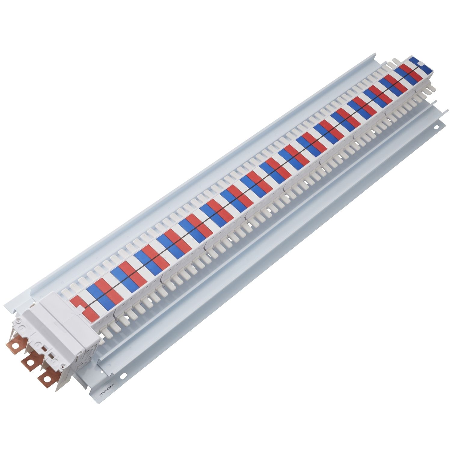 Picture of SAU Chassis, Acti9, 250A, 3Ph, 108 poles, 18mm for iC60 MCB and RCBO, top or bottom