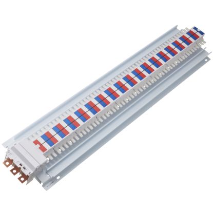 Picture of SAU Chassis, Acti9, 250A, 3Ph, 108 poles, 18mm for iC60 MCB and RCBO, top or bottom