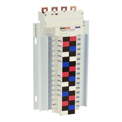 Picture of SAU Chassis, Acti9, 250A, 3*(1Ph+N), 32 poles, 18mm for iC60 MCB and RCBO, top feed