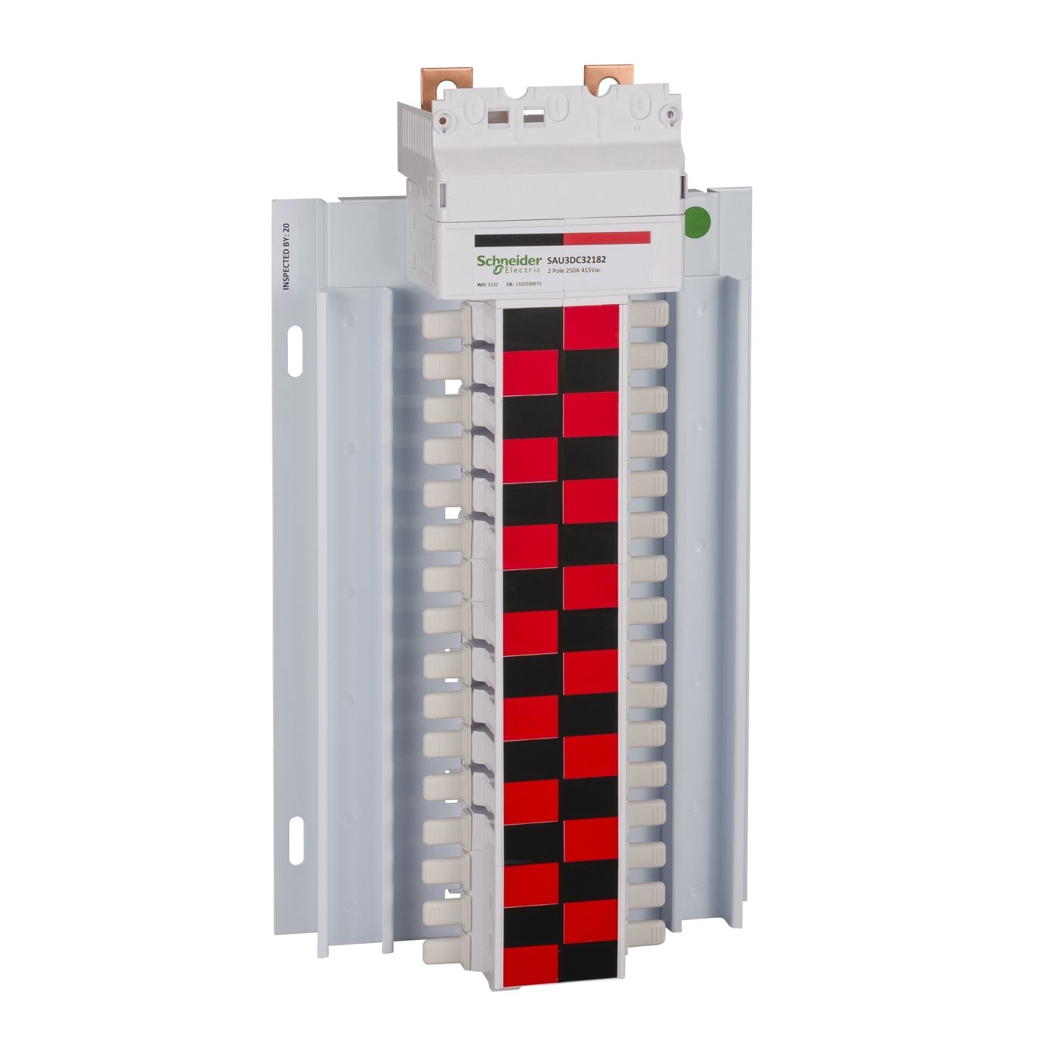 Picture of General Accessories Chassis, Encapsulated Chassis, 250 A, 2 Pole, 18 mm, 40 Pole, Top Feed